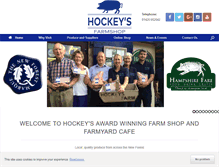 Tablet Screenshot of hockeys-farm.co.uk